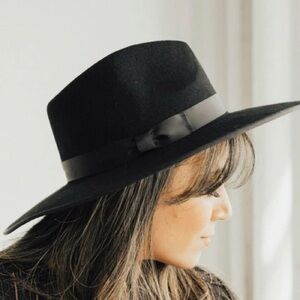 Carly Jean Maryn Black Hat - Brand new in box!